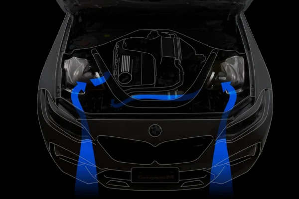 Gruppe M Carbon Ansaugstutzen BMW M2 Competition F87 S55 1